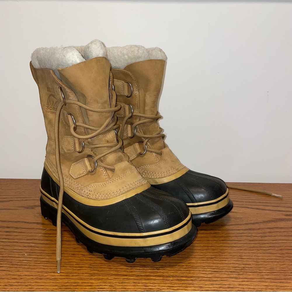 Sorel Caribou Tan Waterproof Boots